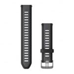 Garmin Quick Release (20mm) szilikon óraszíj fekete-szürke (010-11251-AG) (010-11251-AG)