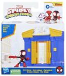 Spiderman Set de joaca Spidey and his Amazing Friends - Prietenii Extraordinari, City Bloks, Banca Figurina
