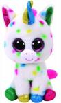 Ty Jucarie de plus TY - Beanie Boos, Unicornul Harmonie, cu buline, 24 cm