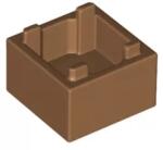 LEGO® 2821c150 - LEGO közepes nugát konténer 2 x 2 x 1 méretű, emelt beslő alj (2821c150)