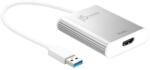 j5create Адаптер j5create JUA354, от USB-A(м) към HDMI(ж), бял, 4K@30Hz (JUA354)