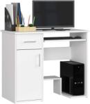 AKORD Számítógépasztal, balkezes P90_74 - fehér (AKO-IP0PJAYBIA001)