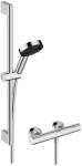 Hansgrohe Pulsify Select S - Set de duș cu termostat, 3 jeturi, EcoSmart, crom 24272000 (24272000)