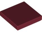 LEGO® Parts 4177046 - Dark Red Tile 2 x 2 with Groove (#3068) (4177046)