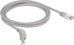 Delock 85875 S/FTP CAT6A Patch kábel 2m - Szürke (85875)