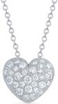 57emozioni Colier cu pandantiv inima, aur 18k, diamante naturale 0.50 ct, 57emozioni