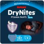 HUGGIES Scutece incontinență DryNites, 48-60kg, baieti 13 ani, 9bucati, Huggies