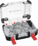 Bosch PRO Multi Material Power Change Plus körkivágó készlet - Átlátszó tok PRO Multi Material PC Plus körkivágó készlet, 11 db-os (2608594430)