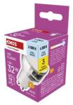 EMOS LED izzó Classic MR16 ezüst/ GU10 / 3 W (32 W) / 345 lm / Hideg fehér