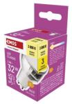 EMOS LED izzó Classic MR16 ezüst/ GU10 / 3 W (32 W) / 345 lm / Meleg fehér - dellaprint