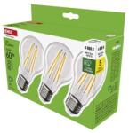 EMOS LED izzó Filament A60-körte / E27 / 3, 8 W (60 W) / 806 lm / természetes fehér. 3db/doboz