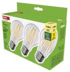 EMOS LED izzó Filament A60-körte / E27 / 3, 8 W (60 W) / 806 lm / meleg fehér. 3db/doboz