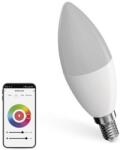 EMOS LED izzó - gyertya / E14 / 4, 8 W (40 W) / 470 lm / RGB / dimmelhető / Zigbee