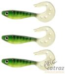 Nevis Twister Shad Vantage 9 cm Zöld - Nevis Gumihal 3 db/csomag
