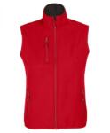 SOL'S Női / Női Falcon Softshell cipzáras testmelegítő 2XL vörös