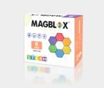 MAGBLOX Set magnetic Magblox - 6 piese magnetice hexagon pentru constructie (MBL-105) Jucarii de constructii magnetice