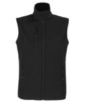 SOL'S Női / Női Falcon Softshell cipzáras testmelegítő XL fekete