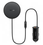 Baseus CW01 vezeték nélküli autós gyorstöltő, fekete (40W, 3A, C40141000111-01)