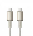 Baseus Tungsten Gold USB-C to USB-C adatkábel, töltőkábel, arany (100W, 5A, 1m, P10319800G21-00)