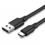 UGREEN USB-A to USB-C adatkábel, töltőkábel, fekete (60W, 3A, 0.5m, US287 BLK)