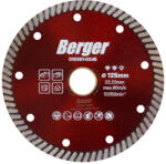 Berger extra vékony turbo gyémánttárcsa 125x1, 3x22, 23/SH7mm (010301-0245) - szerszamplusz