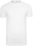 Build Your Brand Unisex felnőtt organikus pamut póló kerek nyakú póló 4XL fehér
