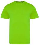 AWDIS Unisex felnőtt Electric Triblend póló L zöld