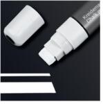 Sigel Folyékony krétamarker, vágott hegy, 5-15 mm SIGEL, fehér (BA171) - nyomtassingyen