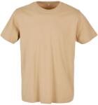 Build Your Brand Unisex felnőtt pamut póló kerek nyakú póló 2XL bézs