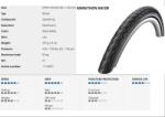 Schwalbe Külső 622-30 (28x1.20) Marathon Racer Perf Hs429 Rg Spg Ref Ls 395g