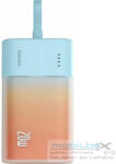 Baseus powerbank 5200 mAh with built-in cable Lightning + cable Type C to Type C PD QC 2, 4A 20W PPKDC05I blue orange