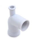 EcoMaster 0034 - Cot cu filet cu intrare suplimentară - alb
