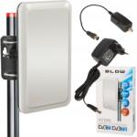 BLOW Erős Aktív Panel Antenna Kültéri Tv DVB-T2 MUX-8 Szűrő Lte Uhf Vhf (21-016#)