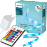 Philips LED szalagos RGB szalag 5 m-es, szabályozható többszínű Philips távirányító (8720169309869)