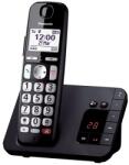 Panasonic Telefon fara fir Panasonic KX-TGE260JTB, volum amplificat, robot telefonic, blocare apeluri, ID apelant, ideal pentru seniori, usor de utilizat