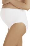 Italian Fashion Mama Maxi pamut kismama bugyi, fehér, XL