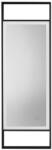 Nova Luce Fekete függő tükör LED világítással Nova Luce Doul 120 x 40 cm (NOL-9006023)