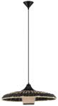 Nova Luce Fekete-bézs rattan függőlámpa Nova Luce Mérete 61 cm (NOL-9586520)