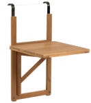 Kave Home Amarilis akácfa erkélyasztal (LF-CC2177M46)