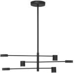 Nova Luce Fekete fém függő LED lámpa Nova Luce Nordik 100 cm (NOL-9080121)