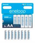 Panasonic Eneloop AA akkumulátor, 8db, 2000mAh, Japán, újratölthető (BK-3MCDE/8BE)