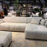  NEW YORK, Prémium minőségű, buklé hatású cirmos bútorszövet különleges színekben