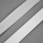 Takoy Bandă velcro/arici cu profil mic scai + puf alb de 20mm