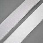 Takoy Bandă velcro/arici cu profil mic scai + pluș alb de 30mm