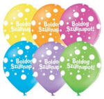  Szülinapi lufi 11" 28cm 6db Boldog szülinapot! vegyes (LUFI732311)