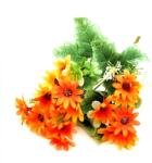  Narancssárga vegyes csokor, 20 virág/csokor. Virág átmérője kb. 3, 5 cm