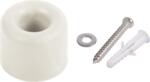 Suki Ajtóütköző+csavar 40x30mm Fehér 2db/csomag
