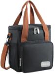 Flippy Geanta Termo-Izolanta, Flippy, Multifunctionala, 1 Compartiment Principal, 1 Buzunar Lateral Exterior, Impermeabila, Manere si Bretea de Umar, 25x22x15 cm, Negru (TEO-131769)