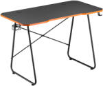 StableDesk Birou Gaming StableDesk Lite, Suport de Pahar si Casti, Organizator Cabluri dublu, Negru / Portocaliu 112 x 60 cm (SD-144-NEPOR)