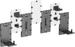 StableDesk Organizator de perete Pegboard si rafturi StableDesk, Suport Casti, Controller, Tastatura, Carti, Discuri si Cabluri, Modular, 7 piese, Negru / Alb (SD-164-NEAL)